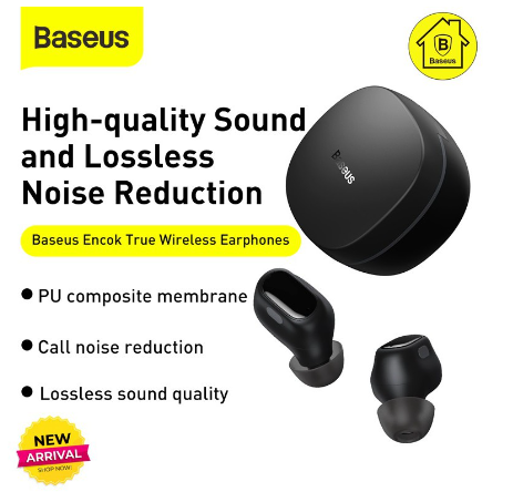 BASEUS Encok WM01 TWS Earphones Bluetooth 5.0 True Wireless In-ear Noice Reduction Earbuds 