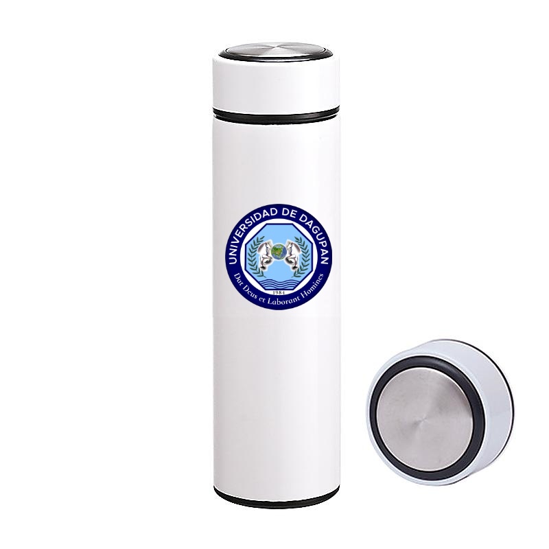 Universidad de Dagupan Stainless Steel Insulated Tumbler (white)