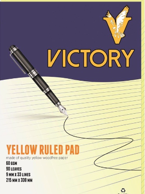 YELLOW RULED PAD 